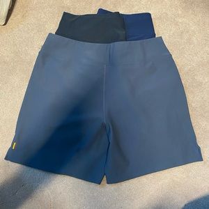 3 Lucy shorts (gray, black, navy)